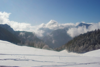 Col de porte secteur ski de fond